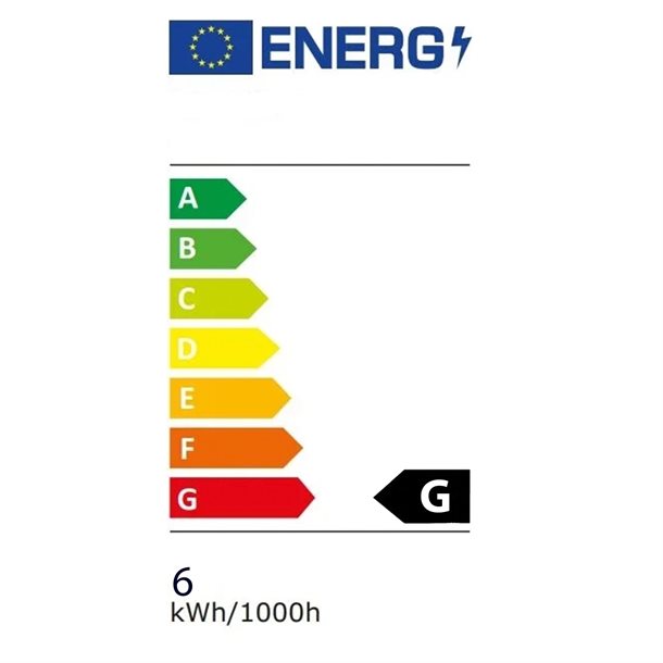 Radium Dæmpbar LED-kronepære med E27 fatning 470 lumen - (svarer til 40 W) RL A 40 DIM 6W